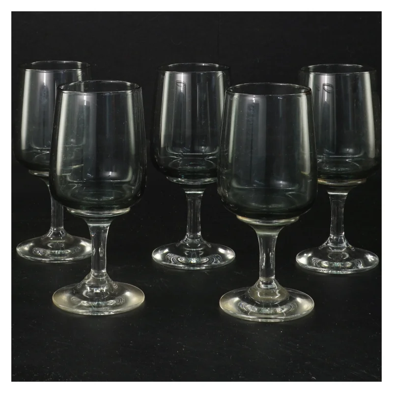 5 stk. Holmegaard Atlantic hvidvinsglas(str. 5 stk Ø 4,5 cm Længde 11,5 cm)