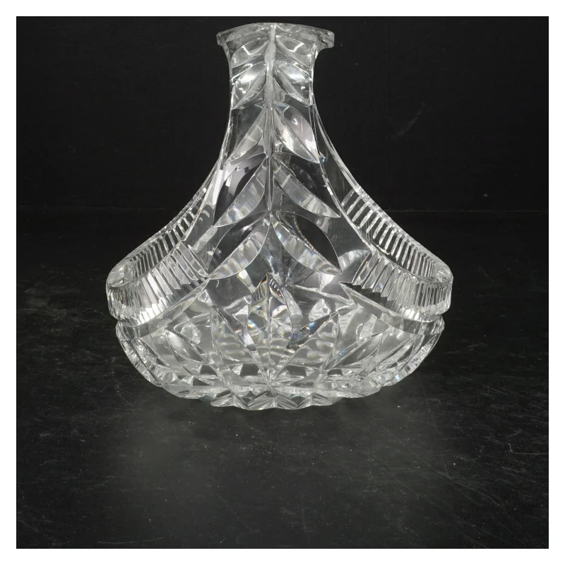 Krystalskål med håndtag (str. H. 20 cm)