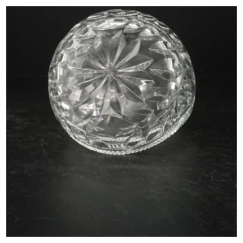 Krystalskål med håndtag (str. H. 20 cm)