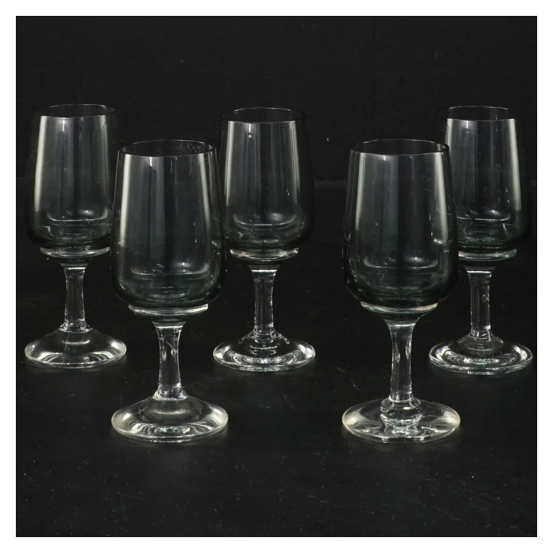 5 stk. Holmegaard Atlantic snapseglas(str. 5 stk Ø 3 cm længde 9,5 cm)