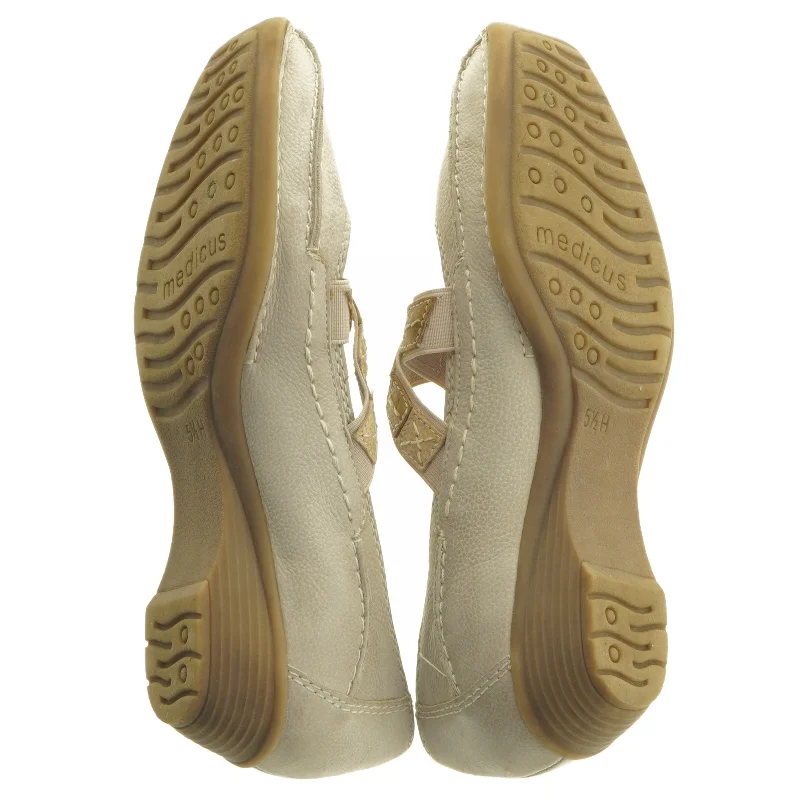 Beige komfortsko fra Medicus (str. 5,5)