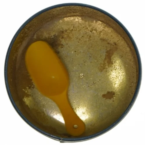 Irma sukker dåse (str. Ø. 13 cm. længde. 16,5 cm) fra Irma