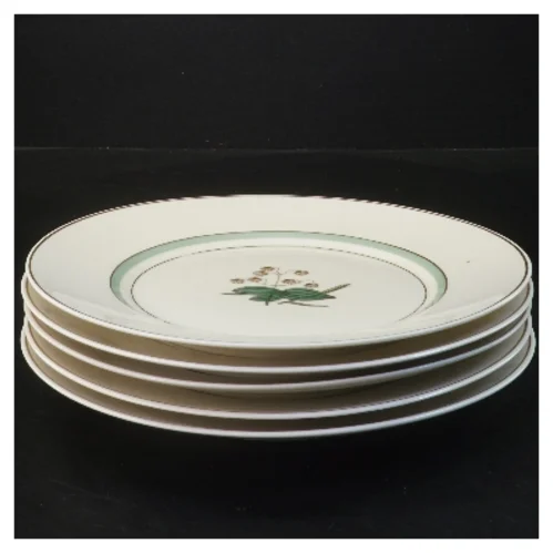 Frokost tallerkener Hjertegræs, Royal Copenhagen(str. 5 stk Ø 22 cm) fra Royal Copenhagen (str. 5 stk Ø 22 cm)