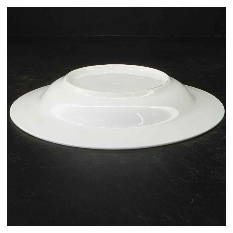 Hvide porcelænstallerkener (str. 23 cm)