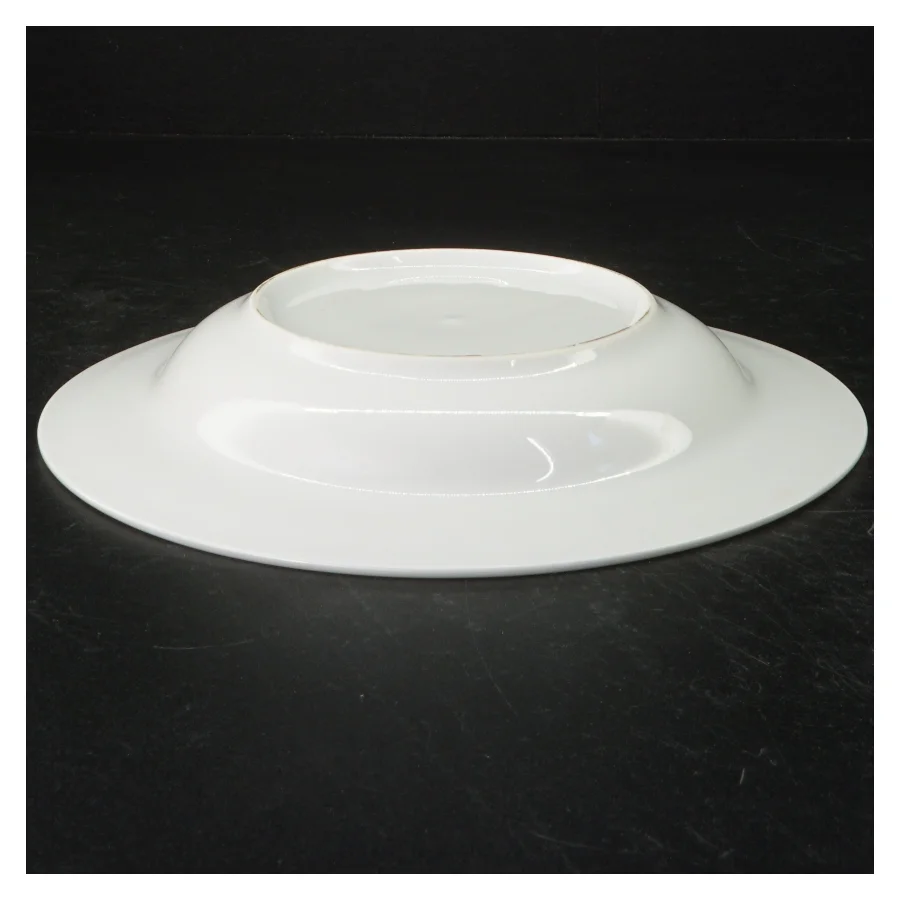 Hvide porcelænstallerkener (str. 23 cm)