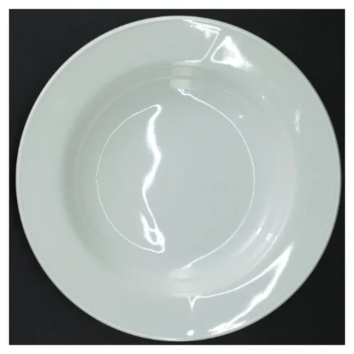 Hvide porcelænstallerkener (str. 23 cm)