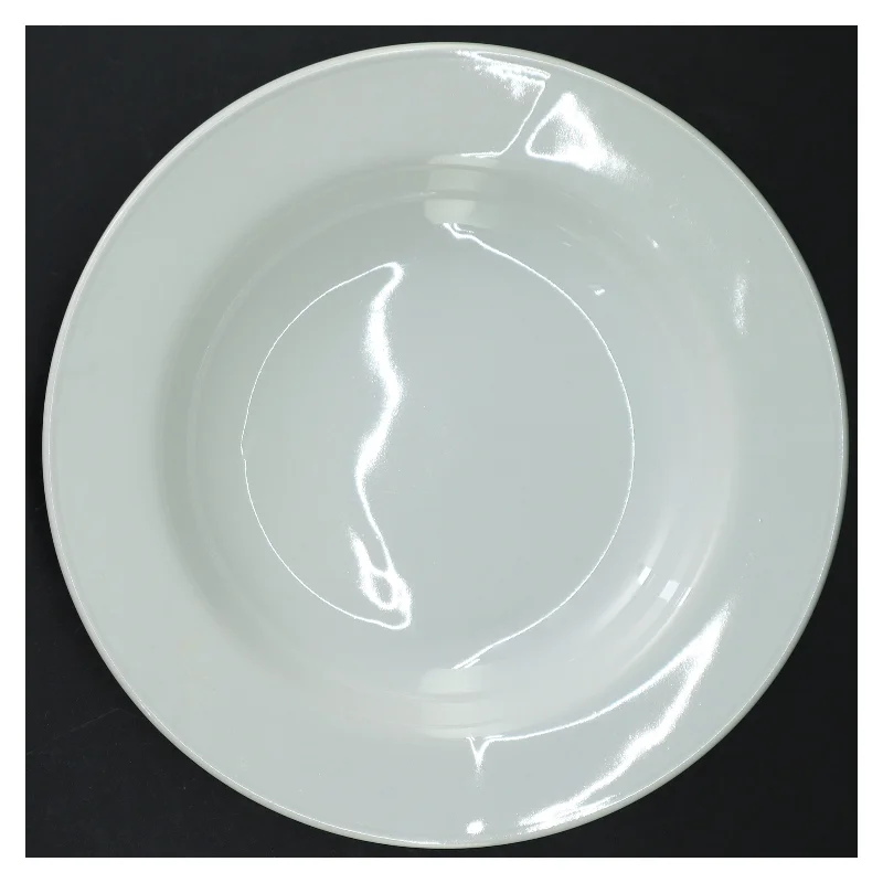 Hvide porcelænstallerkener (str. 23 cm)