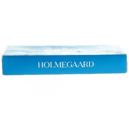 Holmegaard blå fyrfadslys (str. 6,5x6,5 cm)