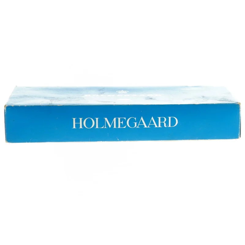 Holmegaard blå fyrfadslys (str. 6,5x6,5 cm)