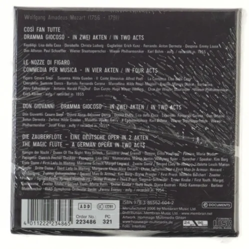 Wolfgang Amadeus Mozart 10 CD Set