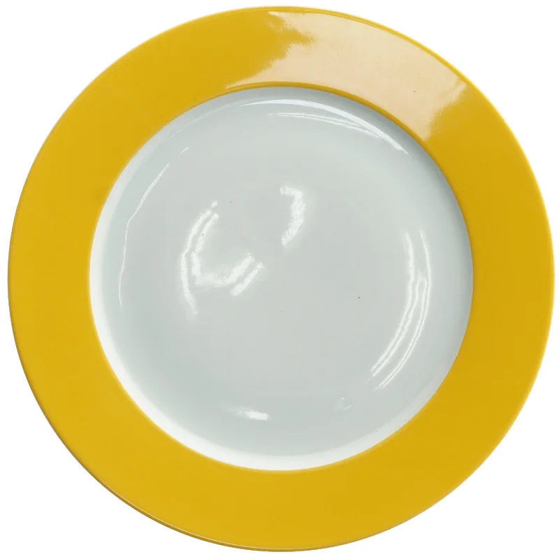 Farvede tallerkener fra Pillivuyt (str. Ø 31,5 cm)