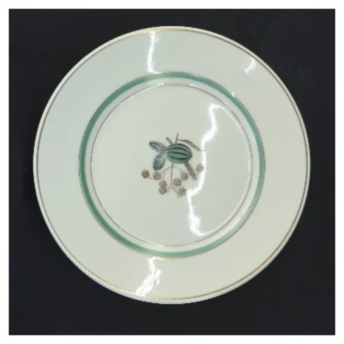 Sæt af 6 tallerkener Hjertegræs, Royal Copenhagen (str. 6 stk Ø 16 cm) fra Royal Copenhagen