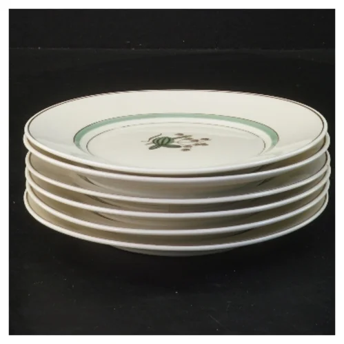 Sæt af 6 tallerkener Hjertegræs, Royal Copenhagen (str. 6 stk Ø 16 cm) fra Royal Copenhagen