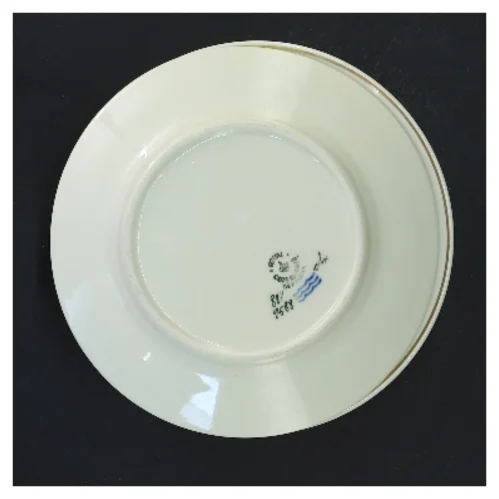 Sæt af 6 tallerkener Hjertegræs, Royal Copenhagen (str. 6 stk Ø 16 cm) fra Royal Copenhagen