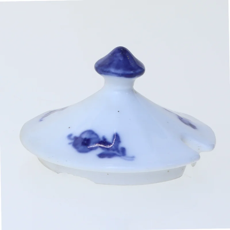 Royal Copenhagen blå blomst låg 10/8586 (str. Ø 6,5 cm)