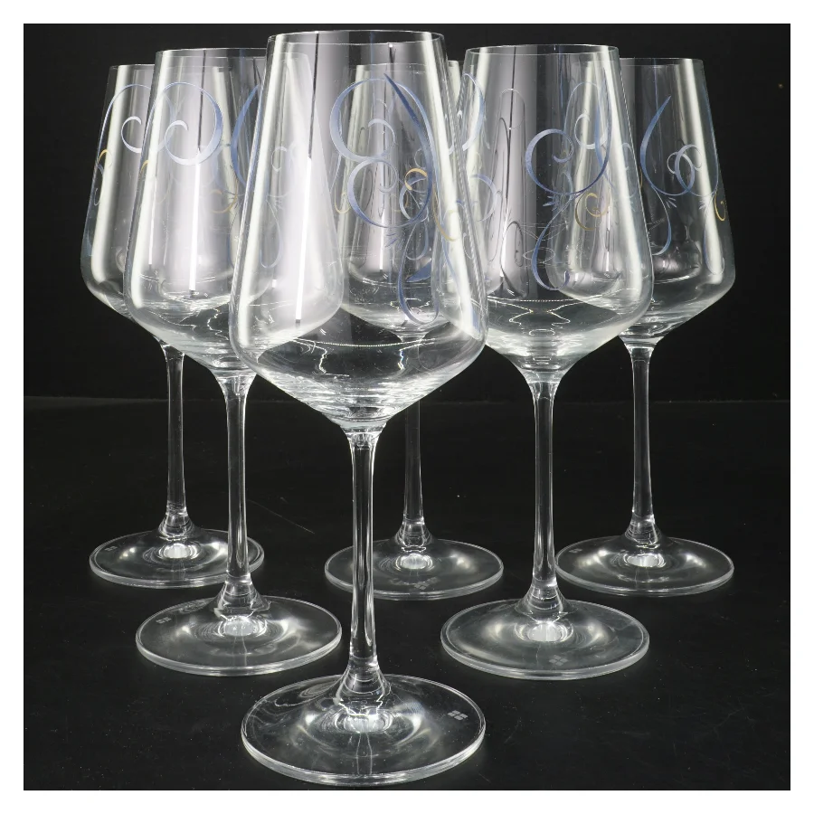 Papillon Vinglas, 6 stk (str. 6 stk Ø 6 cm længde 23,5 cm)