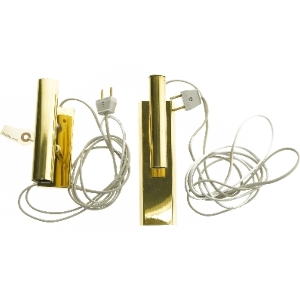 Væglamper i messing fra Mejlstrøm Belysning (str. 20 og 13 cm)