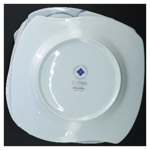 6 tallerkner fra Fyrklöveren Victoria (str. 6 stk 26x26 cm)