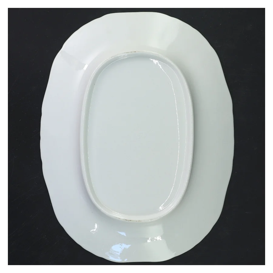 Gustavberg Blå Blom fad (str. 27x20 cm)