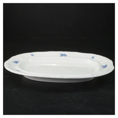 Gustavberg Blå Blom fad (str. 27x20 cm)