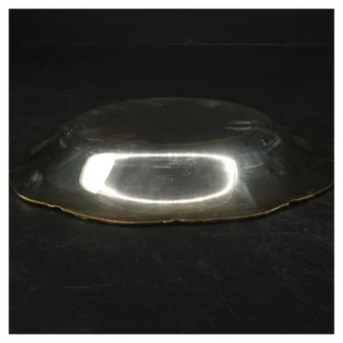 Dekorativ sølvpletfad (str. 20 cm)