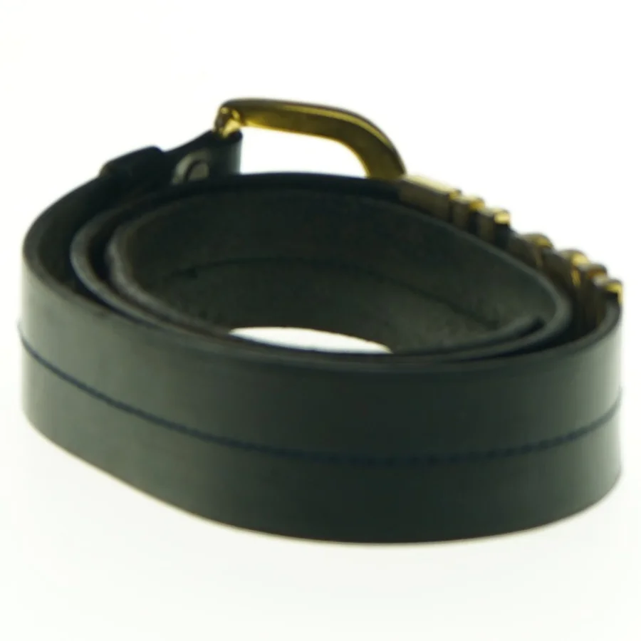 Sort VOGUE bælte (str. 108 cm)