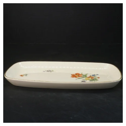 B&G Saksisk blomst fad (str. 27x15 cm)