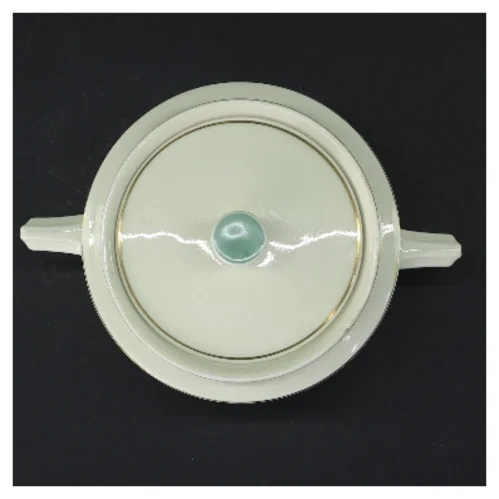 Sukkerskål med låg Hjertegræs, Royal Copenhagen (str. Ø 10,5 cm) fra Royal Copenhagen