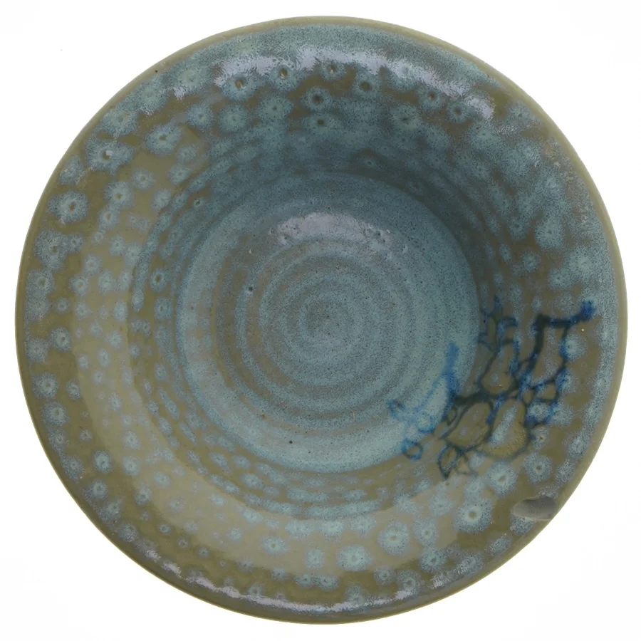 Keramisk skål fra E. Hjorth (str. Ø 16 cm)