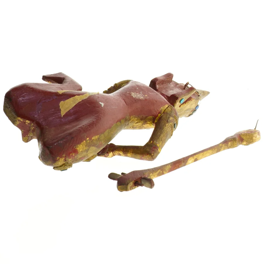 Håndmalet træfigur