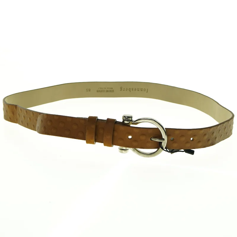 Læderbælte fra Fonnesberg (str. 106 cm)