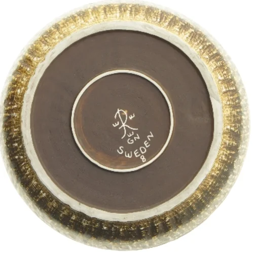 Keramik skål/fad af Gunnar Nylund for Rörstrand (str. Ø 26 cm)