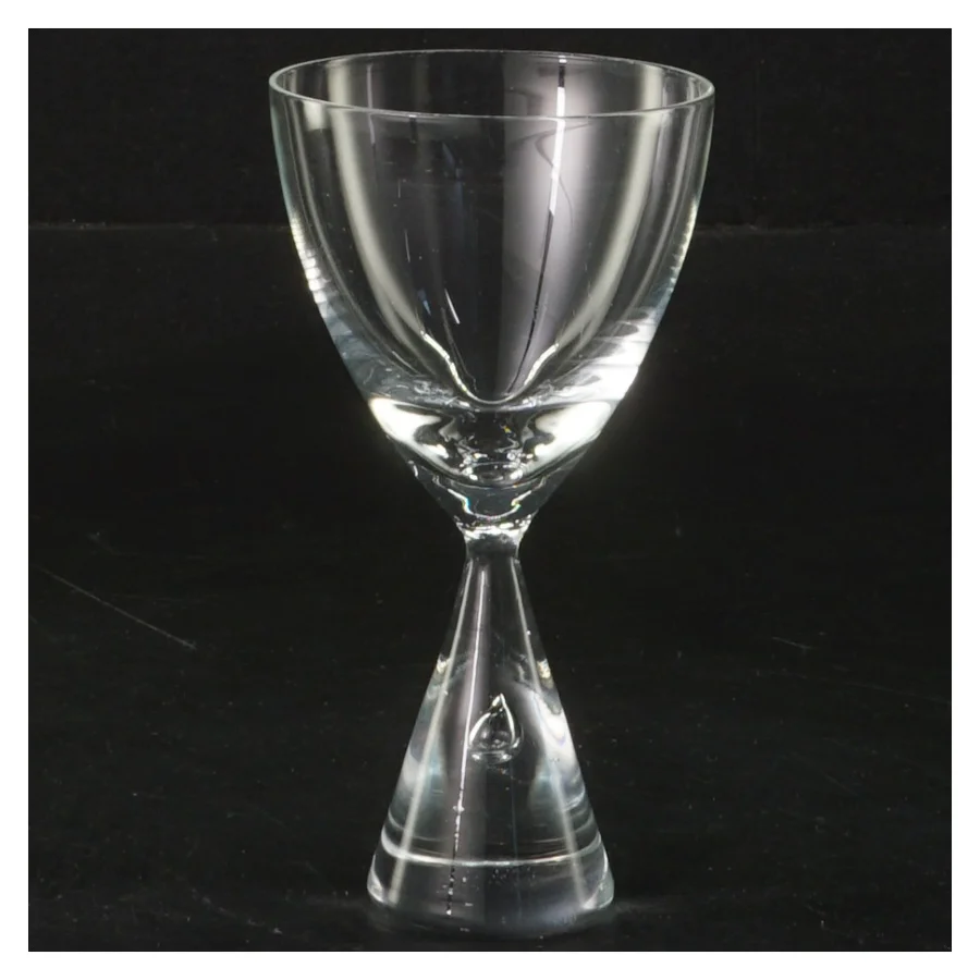 Holmegaard Princess glas med konisk bund (str. Ø 6 cm længde 11 cm)