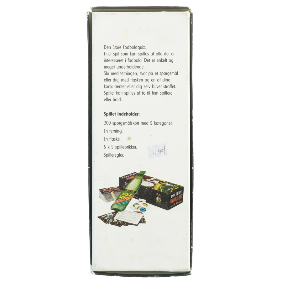 Den Store Fodbold Quiz Spil (str. 26x10 cm)