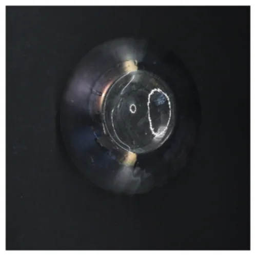 Glas vase (str. Ø 14 cm)