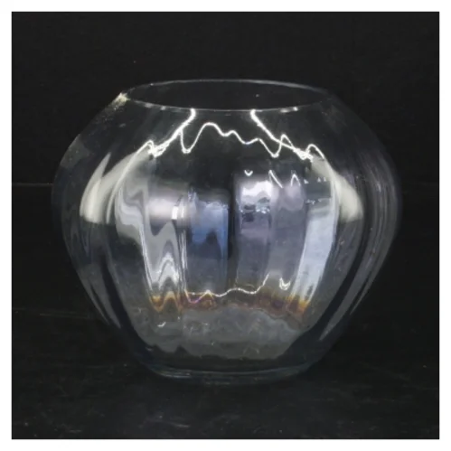 Glas vase (str. Ø 14 cm)