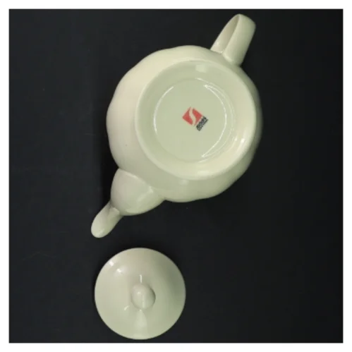 Hvid kaffekande med låg fra Södahl