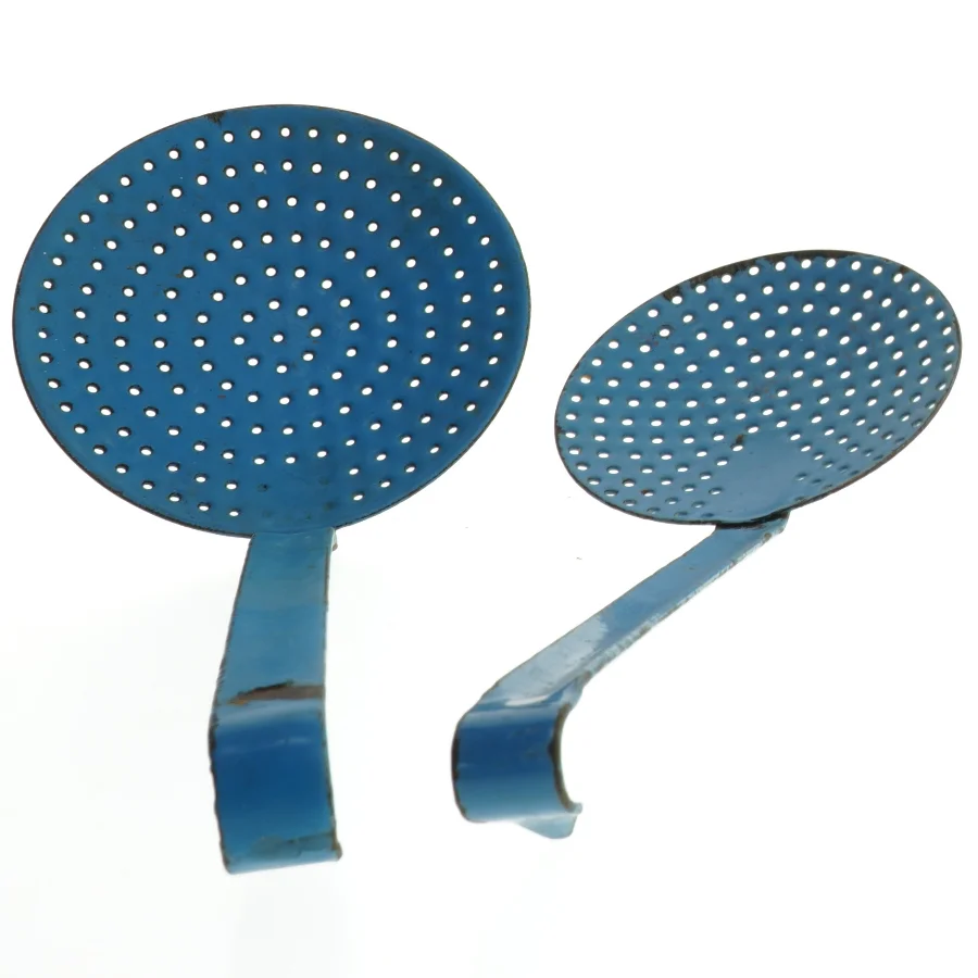 2 blå hulskeer Madame Blå(str. 38 cm. og. 36 cm)
