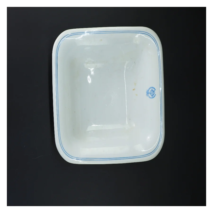 Porcelænsskål, hvid fra Norden (str. 23x23 cm)