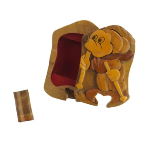 Træ æske, Mickey Mouse (str. 12,5 cm)