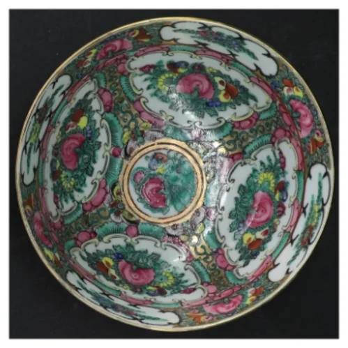 Kinesisk porcelænsskål (str. Ø 16 cm)