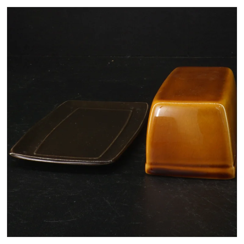 Retro smør dåse (str. 18 x 9 cm)