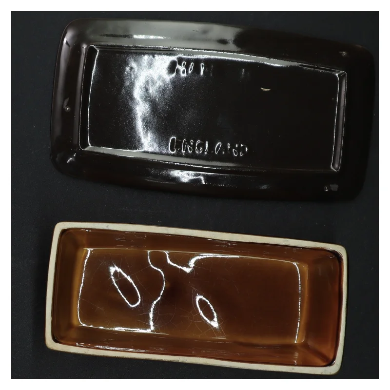 Retro smør dåse (str. 18 x 9 cm)