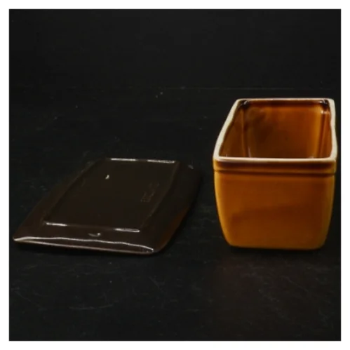 Retro smør dåse (str. 18 x 9 cm)
