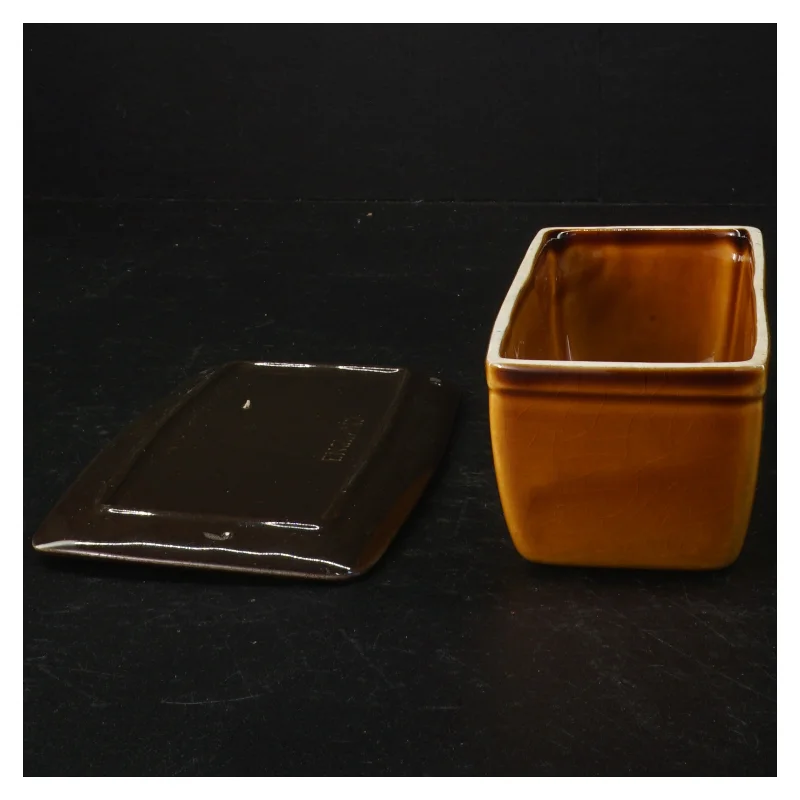 Retro smør dåse (str. 18 x 9 cm)