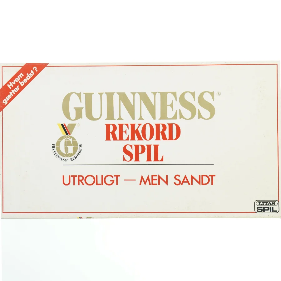 Guinness Rekord Spil brætspil fra Litas Spil (str. 50x27 cm)