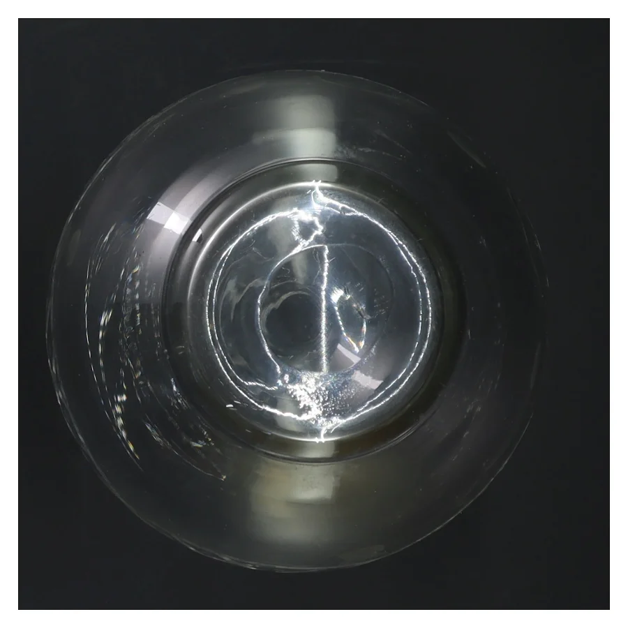 Glas karaffel med prop (str. 23 cm. ø. 11,5 cm)