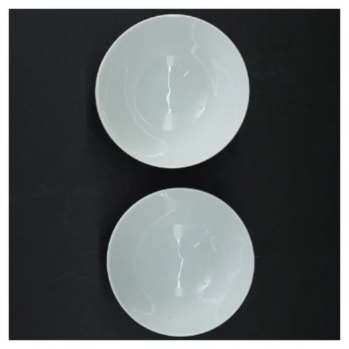 Porcelænsskåle med blomstermønster (str. Ø 12 cm)