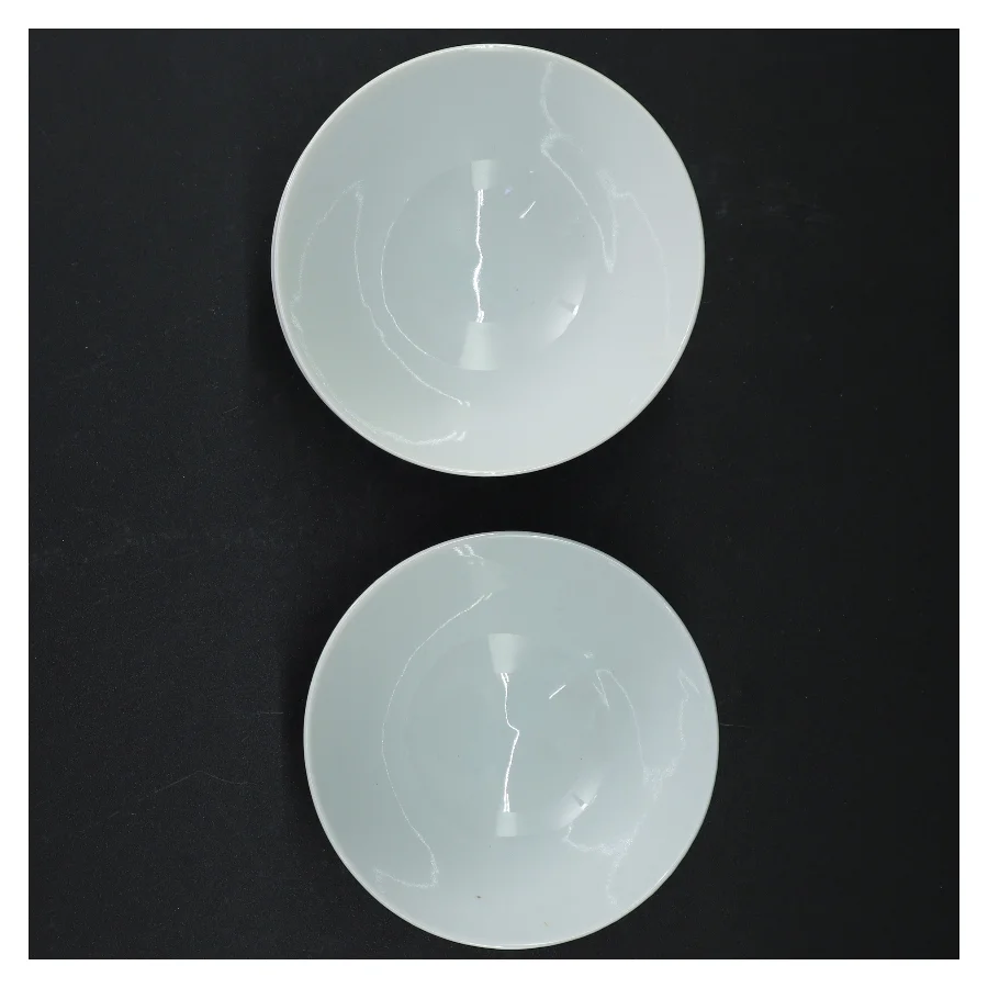 Porcelænsskåle med blomstermønster (str. Ø 12 cm)