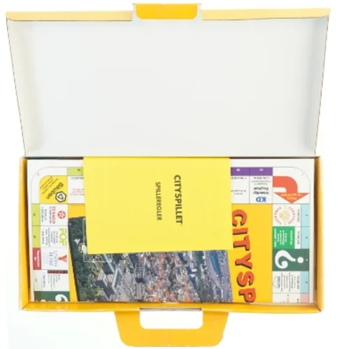 Cityspillet brætspil fra Kfum Kfum (str. 43x22 cm)